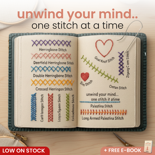 DIY Embroidery Stitch Book