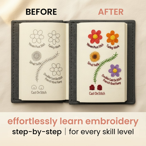 DIY Embroidery Stitch Book