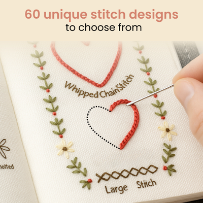 DIY Embroidery Stitch Book