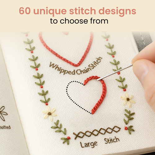 DIY Embroidery Stitch Book