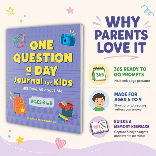 One Question a Day Journal for Kids – 365 Daily Writing Prompts (Ages 6–9)