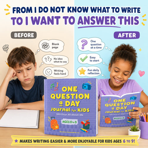 One Question a Day Journal for Kids – 365 Daily Writing Prompts (Ages 6–9)