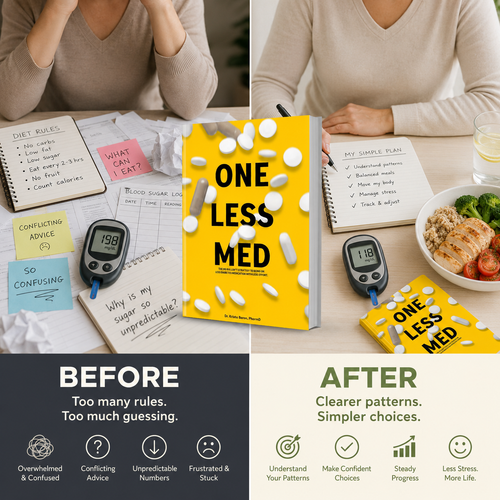 Dr. Krista Baron One Less MED: The No Bulls*t Strategy to Being on Less Diabetes Medication