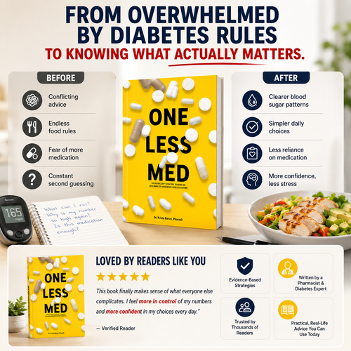 Dr. Krista Baron One Less MED: The No Bulls*t Strategy to Being on Less Diabetes Medication