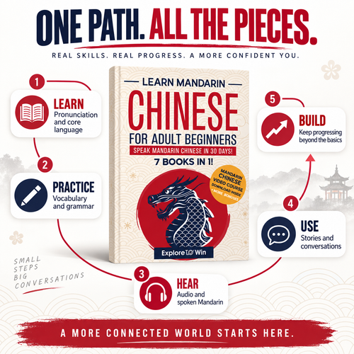 Learn Mandarin Chinese for Adult Beginners: Speak Mandarin Chinese In 30 Days!