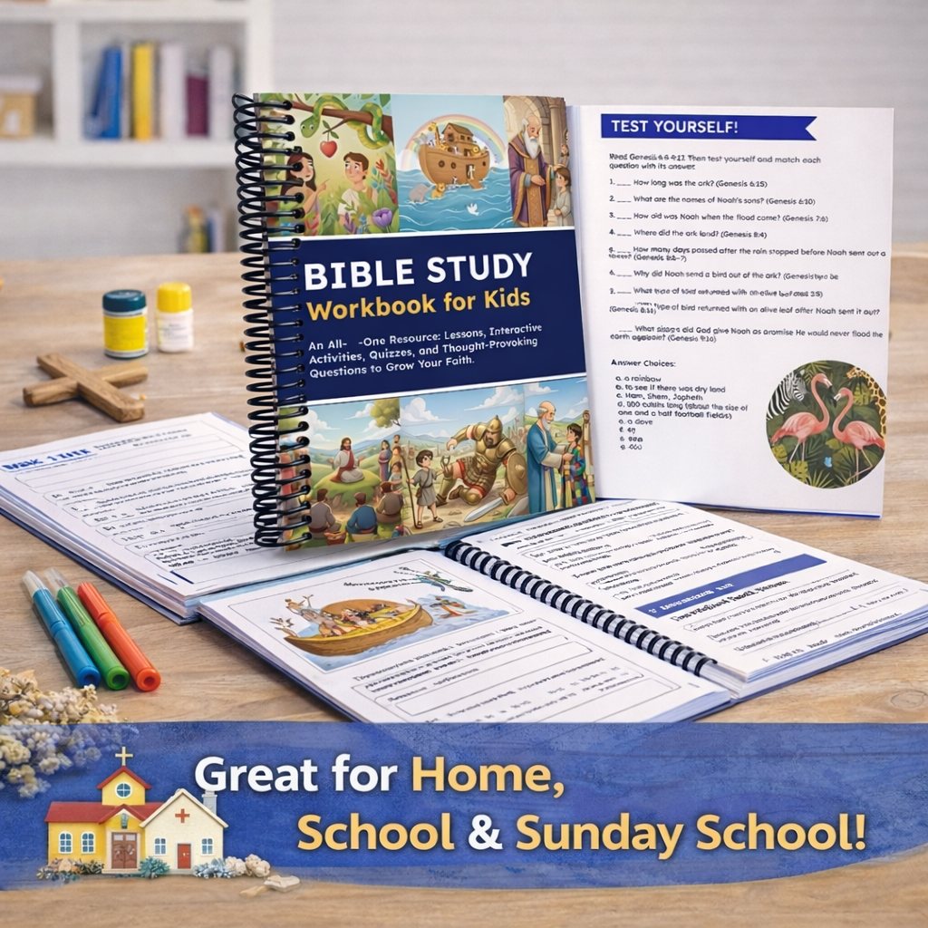 Bible Study Workbook for Kids