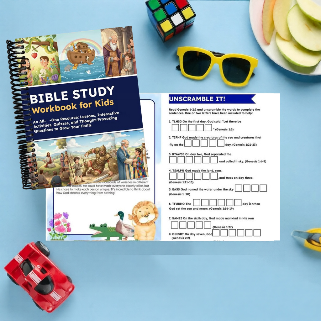 Bible Study Workbook for Kids