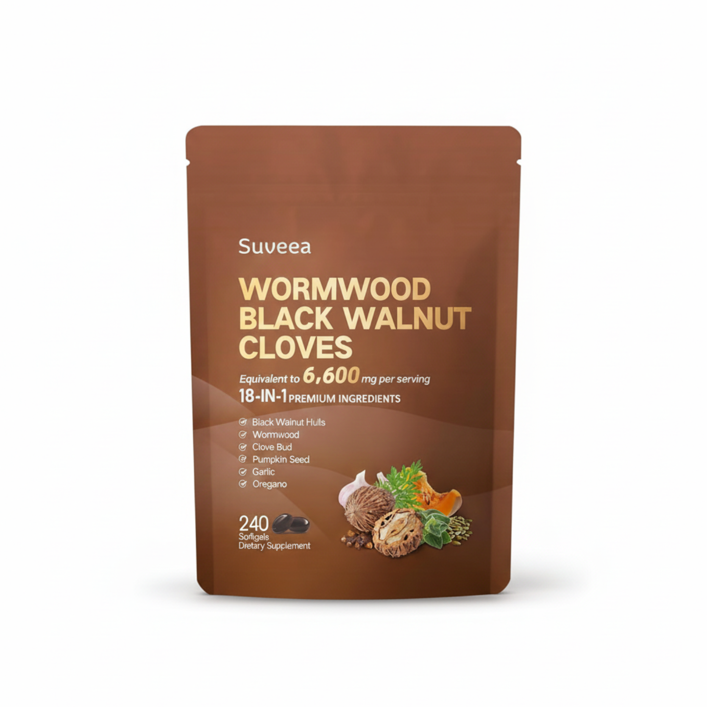 Black Walnut Wormwood Clove Capsules
